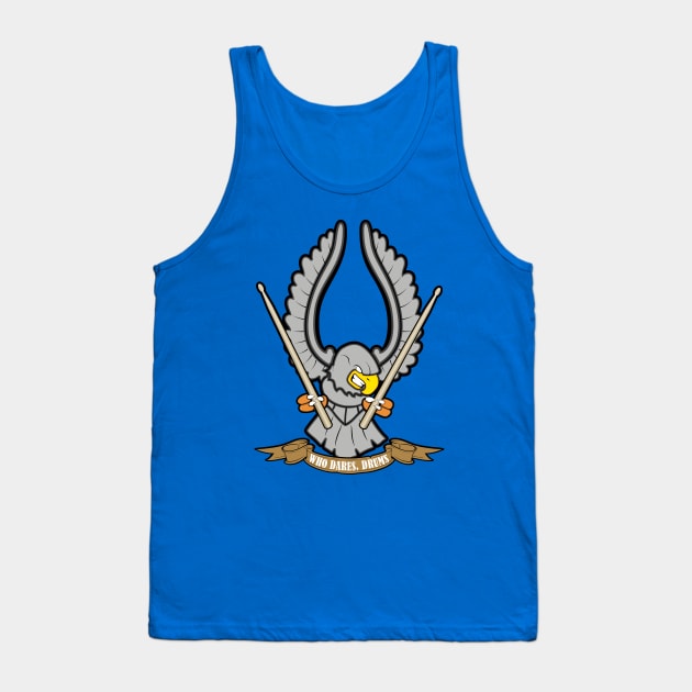 Who Dares, Drums Tank Top by drummingco